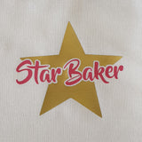 CHILDRENS APRON - PINK STAR BAKER
