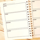 Planner / Diary / Journal- A4 or A5 Spiral Bound with 60 pages