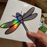 DRAGONFLY DECAL FOR WINDOW CAR LAPTOP MIRROR DRINKS BOTTLE