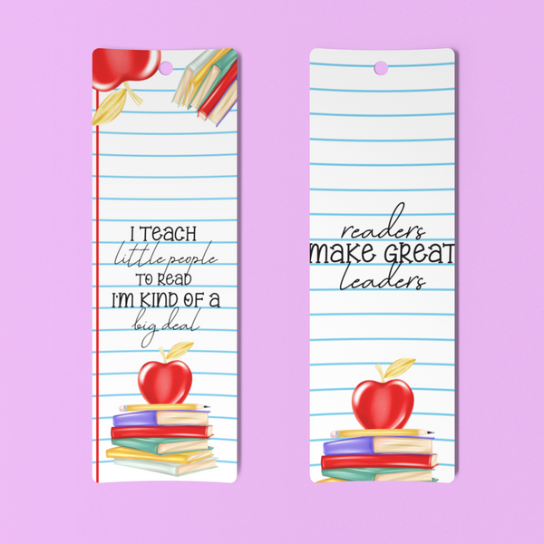 SPECIAL OFFER! TEACHER BOOKMARK WITH TASSEL – Inspired by Script