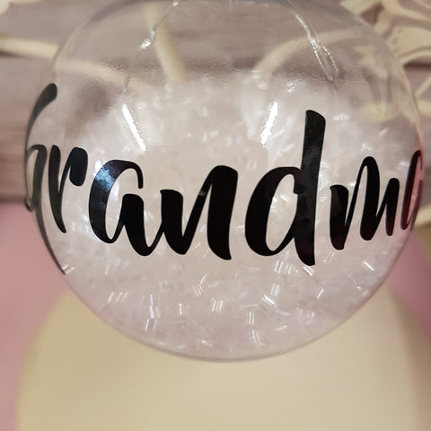 PERSONALISED BAUBLES