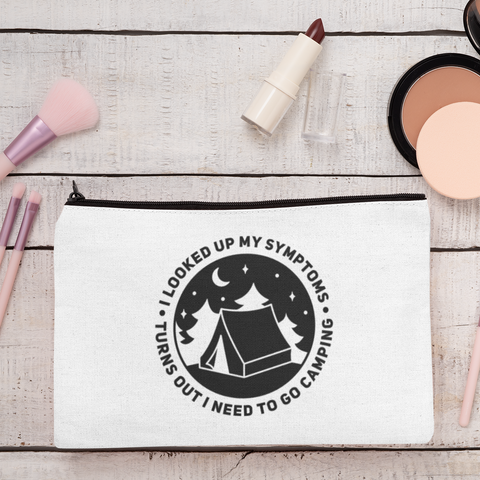 I LOOKED UP MY SYMPTOMS PERSONALISED MAKE-UP BAG / PENCIL CASE / KEEPER OF SMALL THINGS