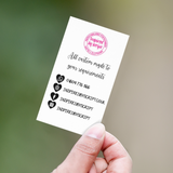SPECIAL OFFER CARDS FOR BUSINESS - 8.5cm x 5.5cm