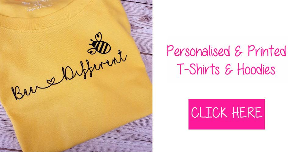Personalised t-shirts